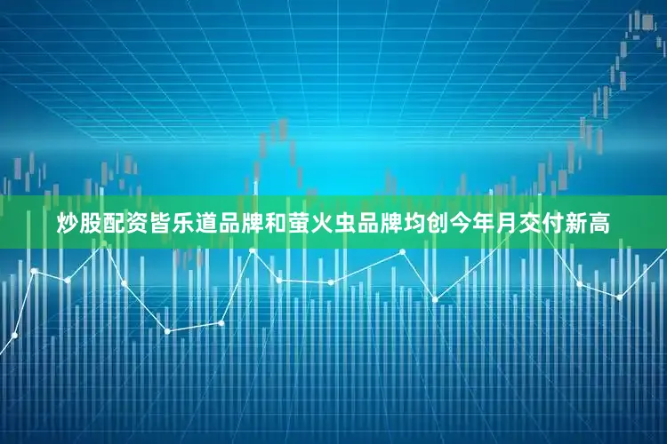 炒股配资皆乐道品牌和萤火虫品牌均创今年月交付新高