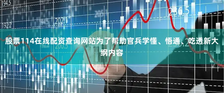 股票114在线配资查询网站为了帮助官兵学懂、悟通、吃透新大纲内容