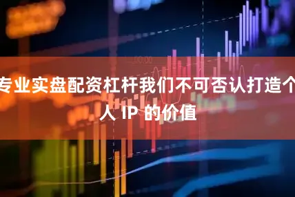 专业实盘配资杠杆我们不可否认打造个人 IP 的价值